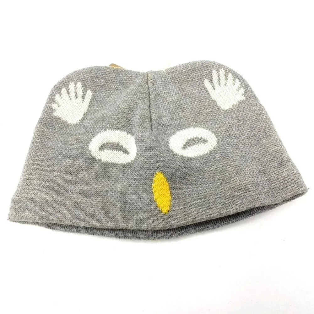 Patagonia Baby Furry Friends Beanie Owl Drifter Grey 6-12 Months